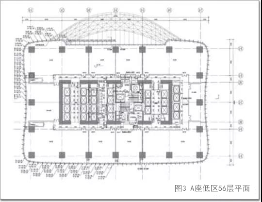 A座低区56层平面