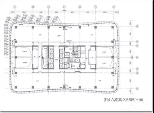 A座高区56层平面