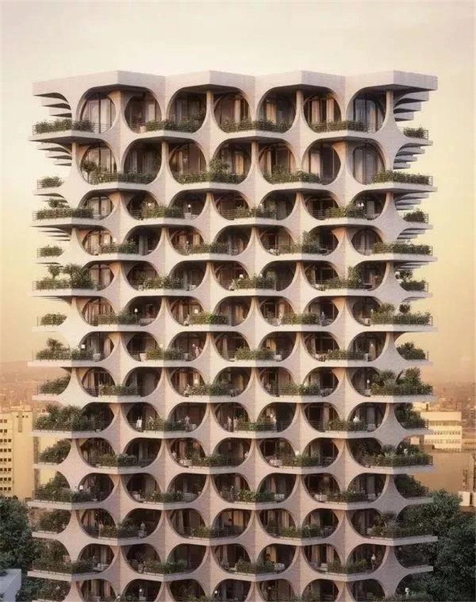 特拉维夫砖拱层叠公寓楼3