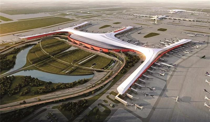 北京新机场航站楼建筑投标方案6