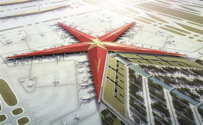 北京新机场航站楼建筑投标方案10