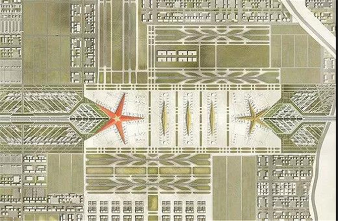 北京新机场航站楼建筑投标方案12