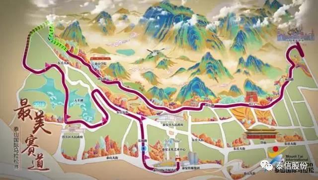 2019泰山国际马拉松路线图